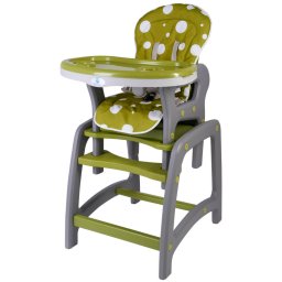 Scaun de masa multifunctional verde pentru bebelusi KidsCare