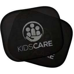 Set 2 parasolare auto universale KidsCare cu ventuze, 44 x 36 cm