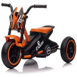 Tricicleta cu pedale pentru copii Kidscare G301, portocalie, 3 ani+