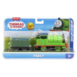 Locomotiva motorizata Percy cu vagon Thomas & Friends