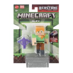 Figurina Minecraft Alex 8 cm articulata cu piesa Build A Portal