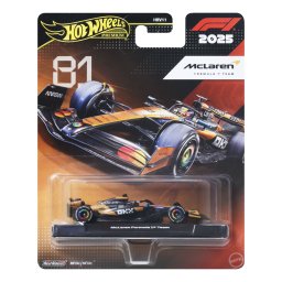 Masinuta Hot Wheels Premium McLaren Formula 1 Team 81, scara 1:64