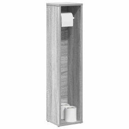 Dulap de baie cu suport pentru role gri Sonoma 20,5x20x90 cm GartenMobel Dekor