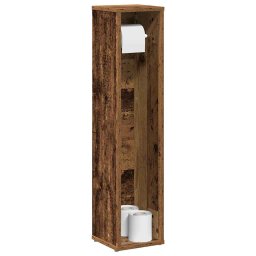 Dulap de baie cu suport pentru role, lemn vechi, 20,5x20x90 cm GartenMobel Dekor
