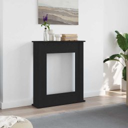 Rama semineu stejar negru 75x20x87,5 cm lemn prelucrat GartenMobel Dekor