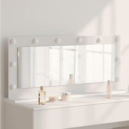 Oglinda de toaleta Dreptunghiular Alb 100 x 45 x 18 cm GartenMobel Dekor