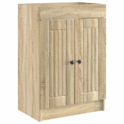 Dulap de baie sub chiuveta Stejar Sonoma 56 x 37,5 x 81 cm GartenMobel Dekor
