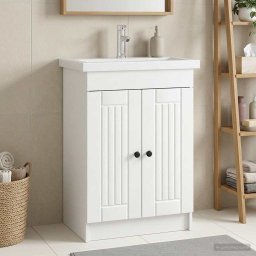 Dulap de baie sub chiuveta Alb 78,5 x 37,5 x 81 cm GartenMobel Dekor