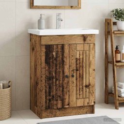 Dulap de baie sub chiuveta Lemn vechi 78,5 x 37,5 x 81 cm GartenMobel Dekor