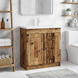 Dulap de baie sub chiuveta Lemn vechi 78,5 x 37,5 x 81 cm GartenMobel Dekor