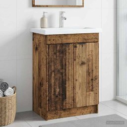 Dulap de baie sub chiuveta Lemn vechi 78,5 x 37,5 x 81 cm GartenMobel Dekor