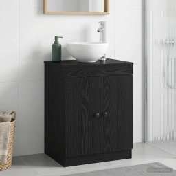 Dulap de Baie Negru 54 x 41 x 70 cm Lemn prelucrat GartenMobel Dekor