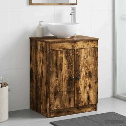 Dulap de Baie Stejar fumuriu 54 x 41 x 70 cm Lemn prelucrat GartenMobel Dekor