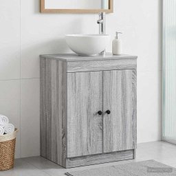 Dulap de Baie Sonoma gri 54 x 41 x 70 cm Lemn prelucrat GartenMobel Dekor