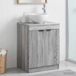 Dulap de Baie Sonoma gri 54 x 41 x 70 cm Lemn prelucrat GartenMobel Dekor