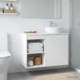 Dulap de Baie Intre Alb 30 x 35 x 50 cm Lemn prelucrat GartenMobel Dekor