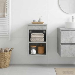 Dulap de Baie Intre Gri Beton 30 x 41 x 50 cm Lemn prelucrat GartenMobel Dekor