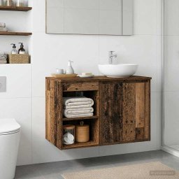 Dulap de Baie Intre Lemn vechi 30 x 41 x 50 cm Lemn prelucrat GartenMobel Dekor