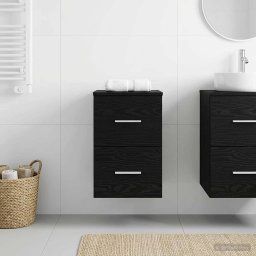 Dulap de Baie Intre Stejar Negru 30 x 35 x 50 cm Lemn prelucrat GartenMobel Dekor