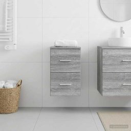 Dulap de Baie Intre Sonoma gri 30 x 41 x 50 cm Lemn prelucrat GartenMobel Dekor