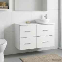Dulap de Baie Intre Alb 30 x 44,5 x 50 cm Lemn prelucrat GartenMobel Dekor