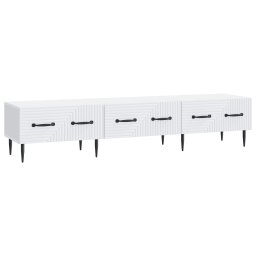 Cabinet TV cu sertar Alb 147 x 34,5 x 30 cm Lemn prelucrat GartenMobel Dekor