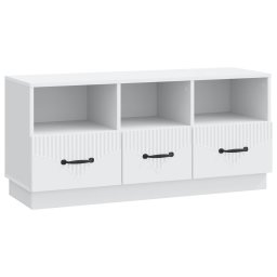 Cabinet TV cu sertar Alb 102 x 34,5 x 47 cm Lemn prelucrat GartenMobel Dekor