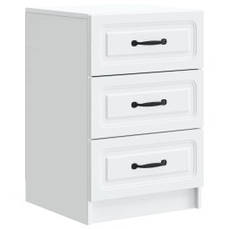Dulap de noapte cu sertar Alb 43 x 41 x 63,5 cm Lemn prelucrat GartenMobel Dekor