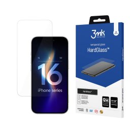 Folie Protectie 3MK HardGlass pentru Apple iPhone 16 Pro Max Sticla Securizata Full Glue