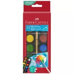 Faber-Castell: Acuarele - 12 culori