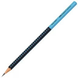 Faber-Castell: Grip creion HB - albastru - negru