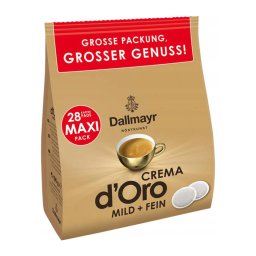 Paduri cafea Dallmayr Crema dOro pentru Senseo 28 buc