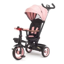 Jucarii pentru miscare Luxury children's tricycle with lighting Milly Mally Twinkle pink