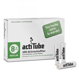 actiTube Filtre cu carbune activ Regular 8mm x100