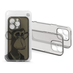 HAFFNER Gray Monkey silicon spate iPhone 14 Pro Max gri transparent