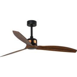 FARO 33451WT - Ventilator de tavan COPPER FAN M Ø 128 cm, maro/negru, Wi-Fi Tuya + telecomandă