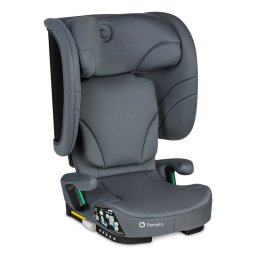 Scaun auto pliabil, lionelo, orin, i-size, 100-150 cm, tetiera reglabila in 14 pozitii, spatar in 4 pozitii, isofix+top tether, sezut ergonomic, husa transport, suport sticla, gri grafit
