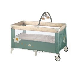 Patut pliant, jane, duo level, cu roti, cu arcada cu jucarii, geanta de transport, cu doua nivele, conform standardelor europene en 716-1:2017+ac:2019en 16890:2017 + a1:2021, botanic