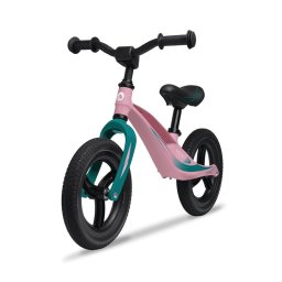 Bicicleta fara pedale, lionelo, bart tour, usoara, cu cadru din magneziu, cu ghidon si sa reglabile, greutate 3.8 kg, 12 inch, conform cu standardul european de securitate en71, pink bubblegum