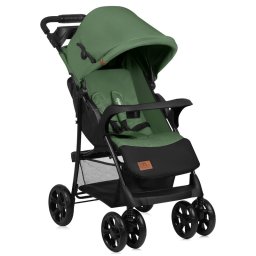 Carucior sport, lionelo, emma plus, cu tavita, 2 suporturi pentru pahar, geanta accesorii, conform cu standardul european de securitate en1888-1, verde