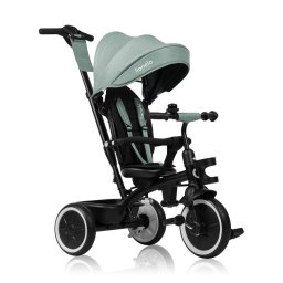 Tricicleta copii, lionelo, berry, 2 in 1, multifunctionala, suport picioare, control al directiei, scaun reversibil, rotire 360 grade, functie de roata libera, utilizare pana la 5 ani, constructie din otel, conform cu standardul en71, verde