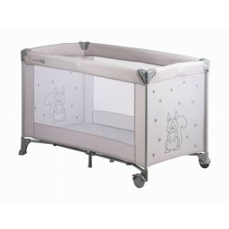 Patut pliant, freeon, nap, cu un nivel, 120x60 cm, grey