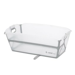 Cadita de baie cu pliere ultra-compacta, jane, oasis, cu doua manere, 68 x 42 x 26 cm, conform cu standardul european de siguranta en 17072:2018, white