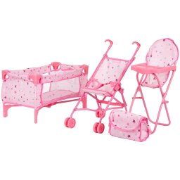 Set jucarii pentru papusi Chipolino Trixy 3 in 1 stars
