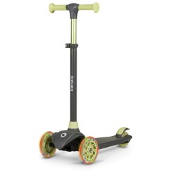 Trotineta, lionelo, jessy, pliabila, pana la 50 kg, cu design ergonomic, cu lumini led, 56 x 26 x 67-82 cm, 3 ani+, verde