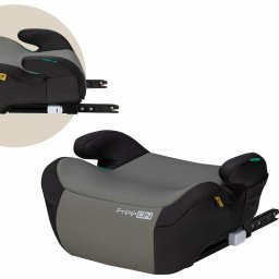 Inaltator auto, freeon, taurus fix, cu isofix, potrivit pentru copiii intre 125 si 150 cm, conform cu standardul european de securitate ece r129, gray