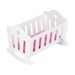 Patut pentru papusi, free2play, cu pernuta confortabila, 46x33x33 cm, 36 luni+, white