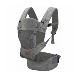 Marsupiu bebe, freeon, carry me, 3 in 1, de la 4 luni pana la 15 kg, tesatura din plasa 3d, confortabil si sigur pentru bebe, gri