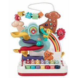 Jucarie interactiva, free2play, cu o varietate de jocuri, cu pian sau xilofon, cu pista de masini, cu bile, 26x28x36 cm, 36 luni+, multicolor