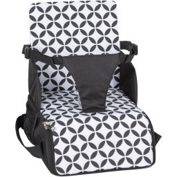Inaltator scaun masa, freeon, fold and go, portabil 2 in 1, black and white